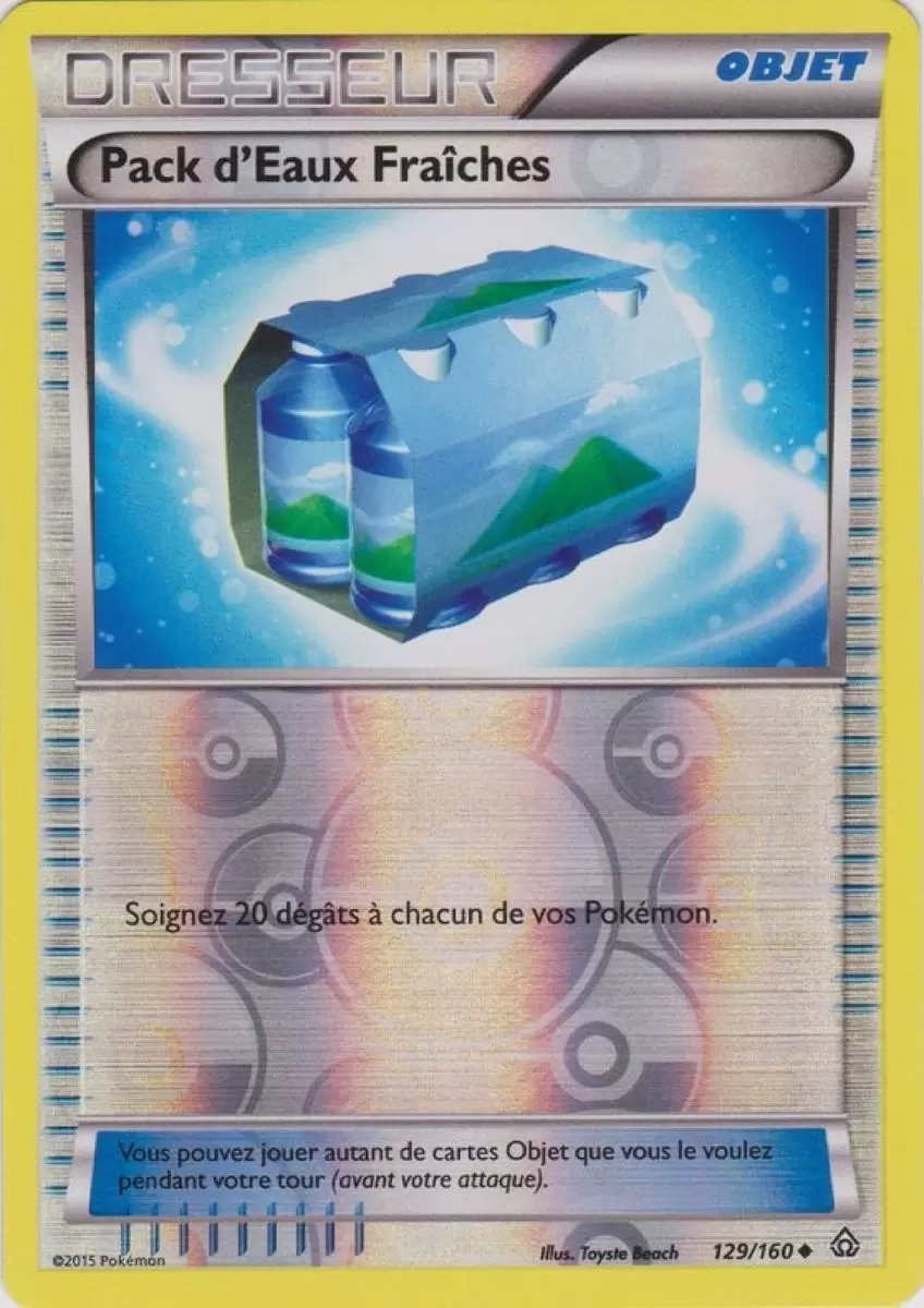 Pokémon XY Primo Choc - Pack d’Eaux Fraîches Reverse