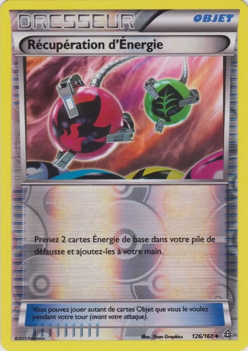 Pokémon XY Primo Choc - Récupération d\'Énergie Reverse