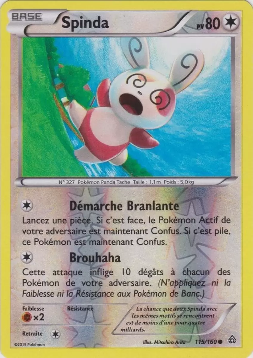 Pokémon XY Primo Choc - Spinda Reverse