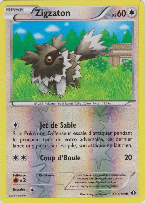 Pokémon XY Primo Choc - Zigzaton Reverse