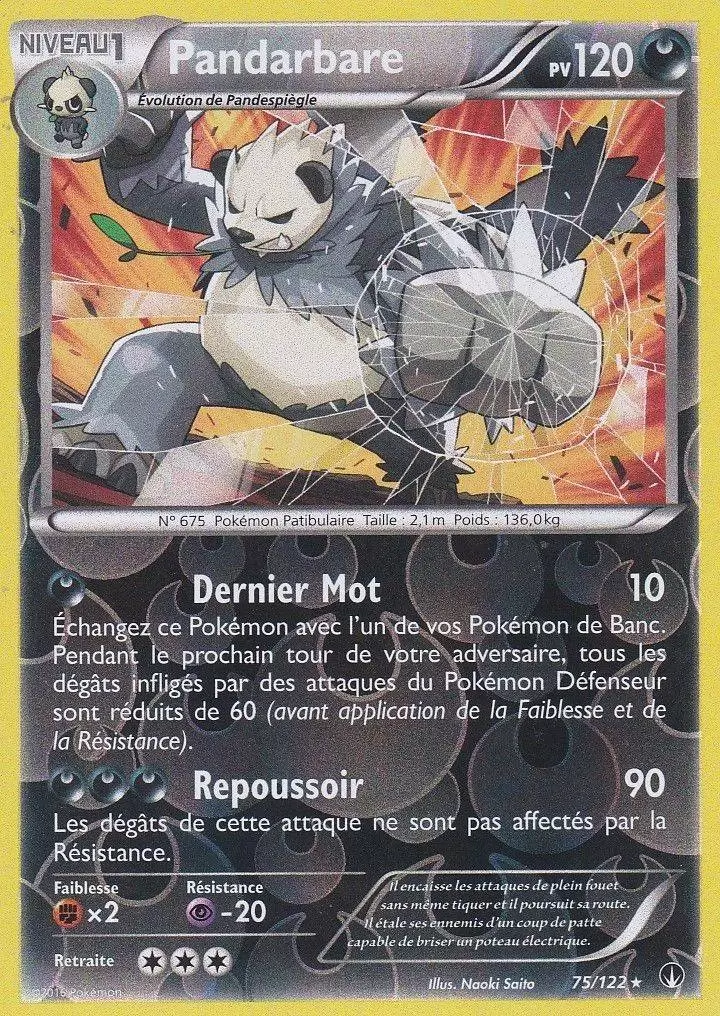 Pokémon XY Rupture Turbo - Pandarbare Reverse