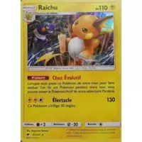 Raichu Holo Carte Pokemon Neuve Française 41/147 SL03:Ombres Ardentes 