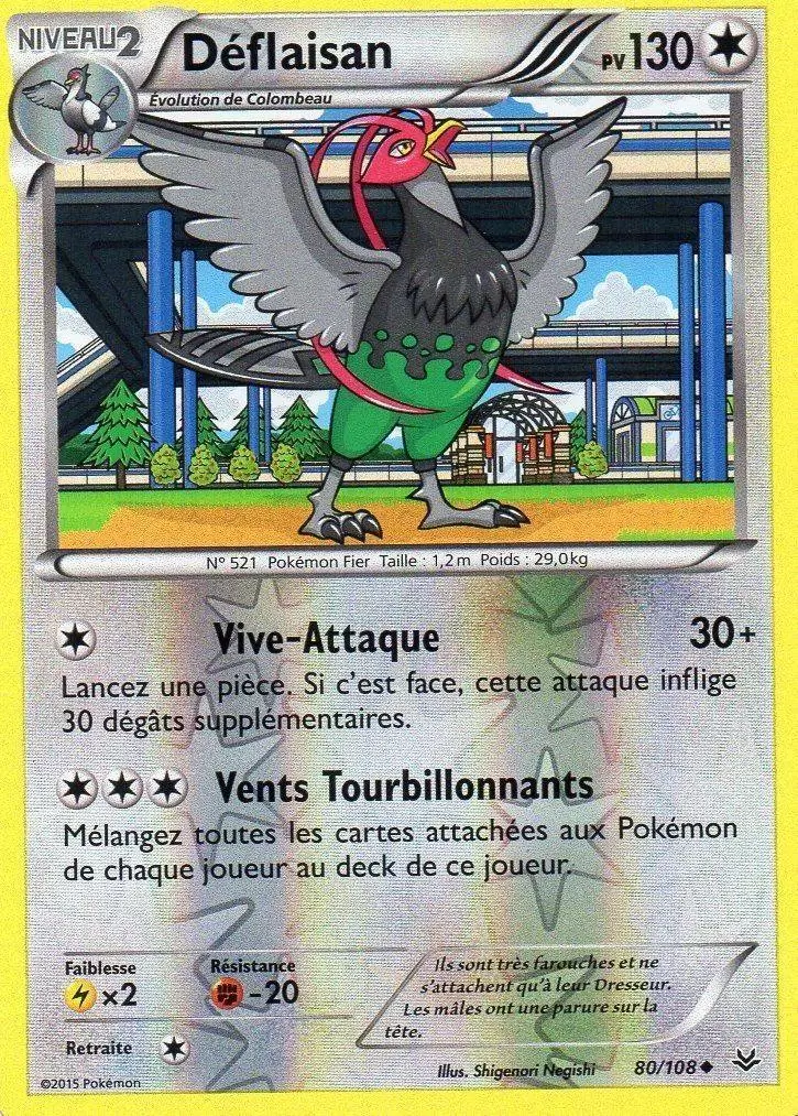 Pokémon XY Ciel rugissant - Déflaisan Reverse