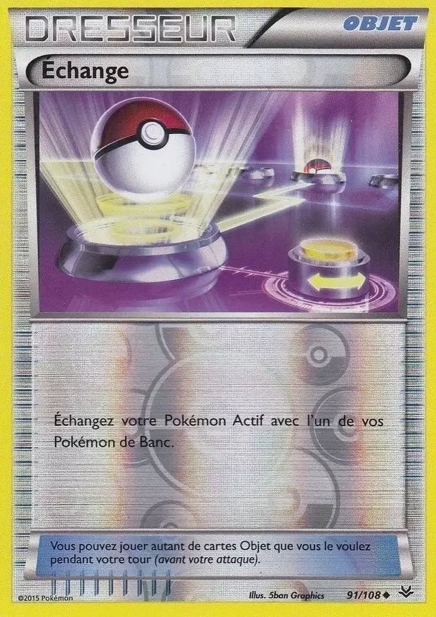 Pokémon XY Ciel rugissant - Échange Reverse