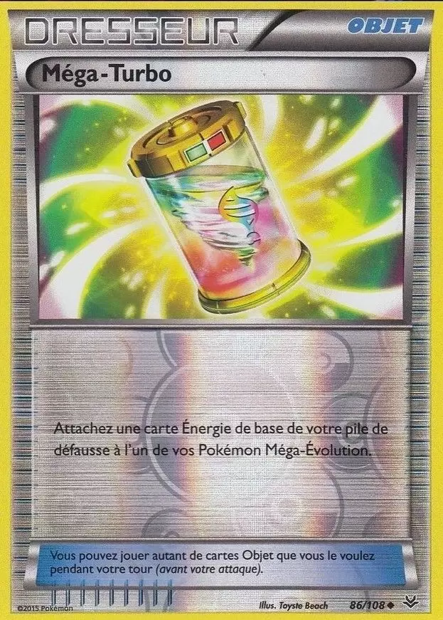 Pokémon XY Ciel rugissant - Méga-Turbo Reverse