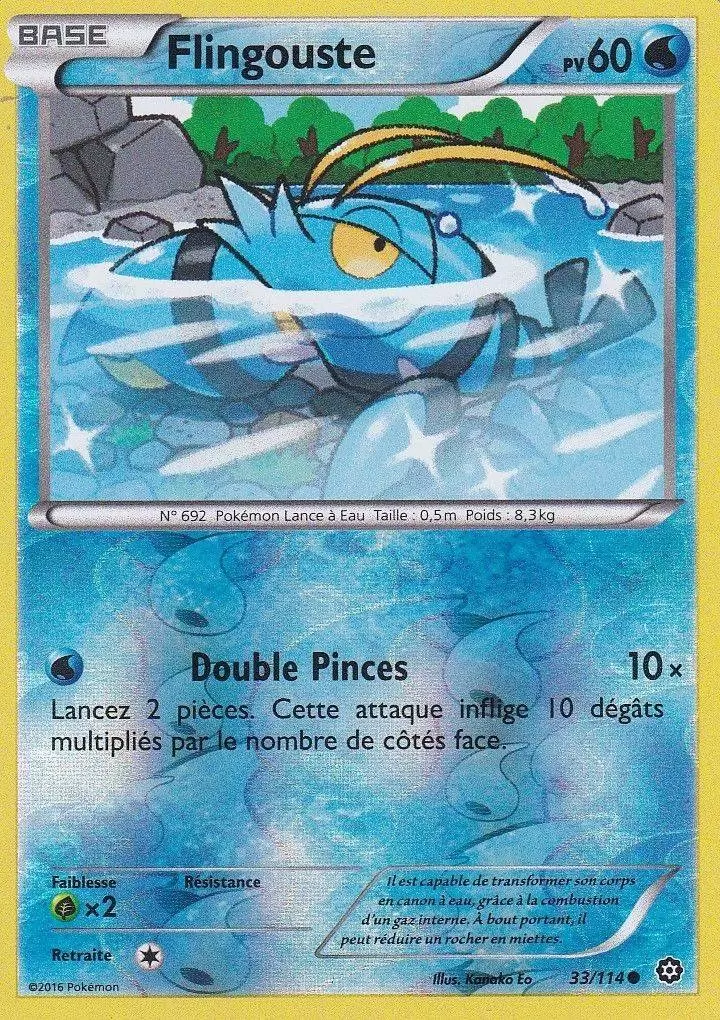 Pokémon XY Offensive Vapeur - Flingouste Reverse