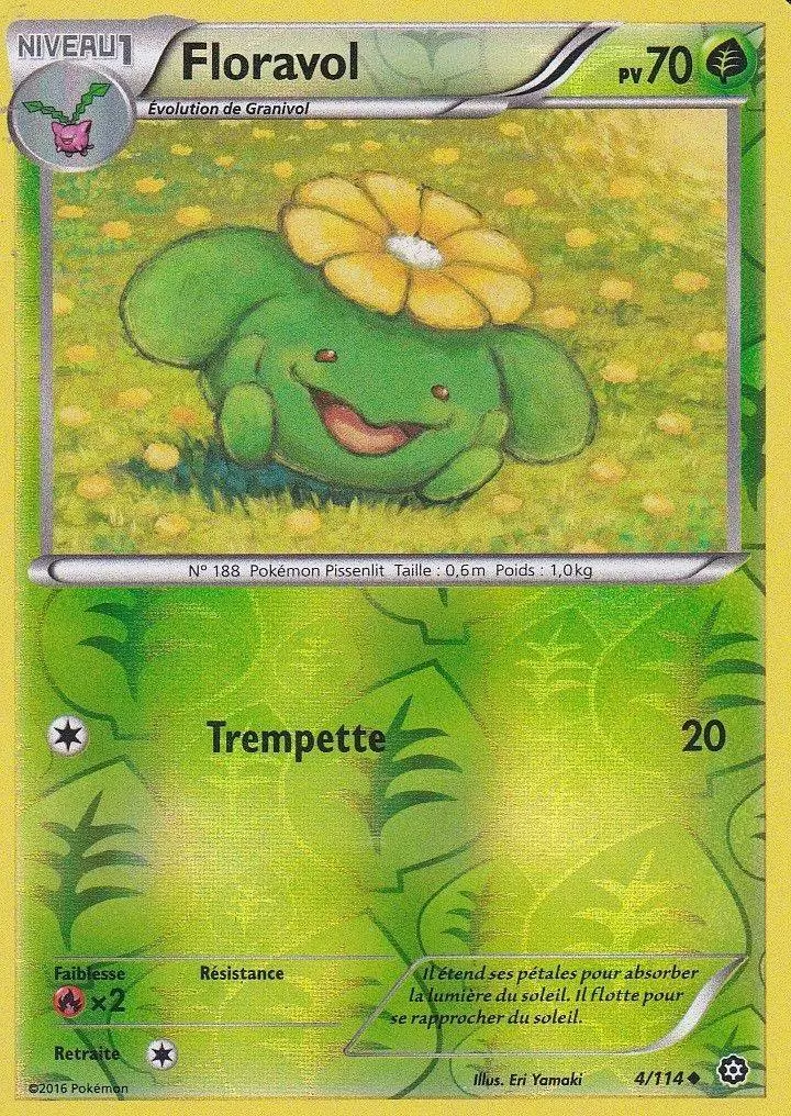 Pokémon XY Offensive Vapeur - Floravol Reverse