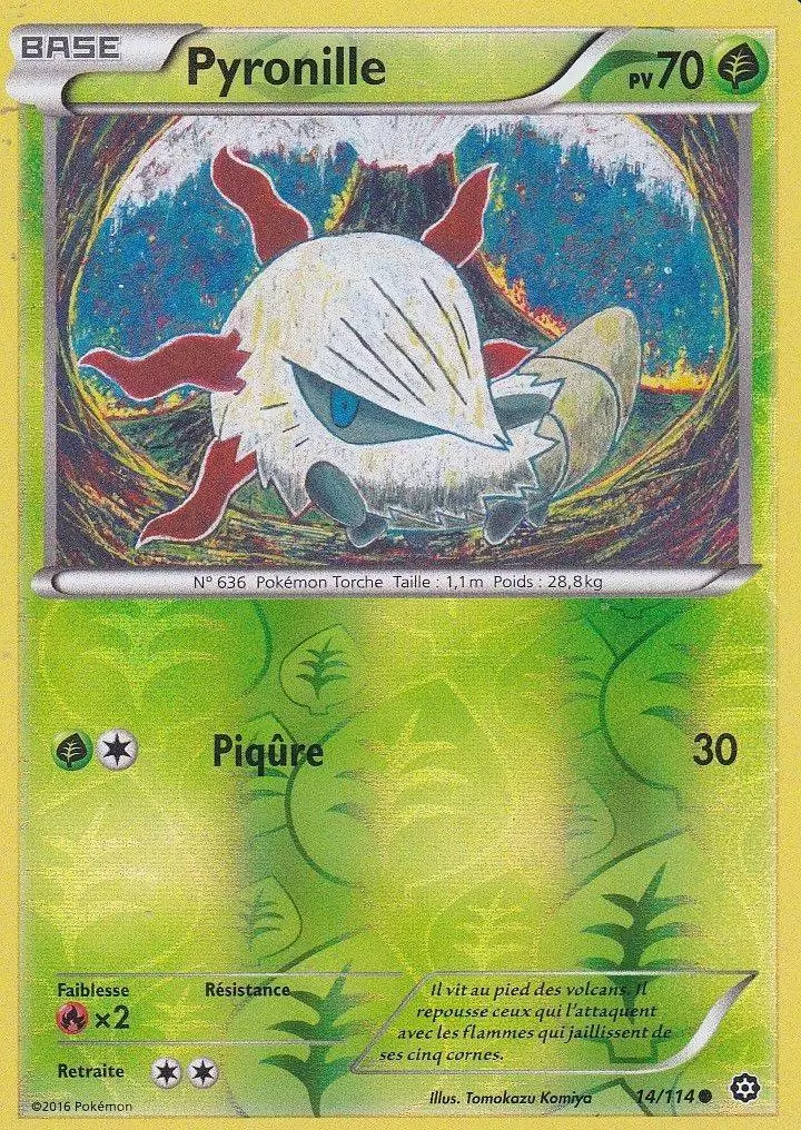 Pokémon XY Offensive Vapeur - Pyronille Reverse