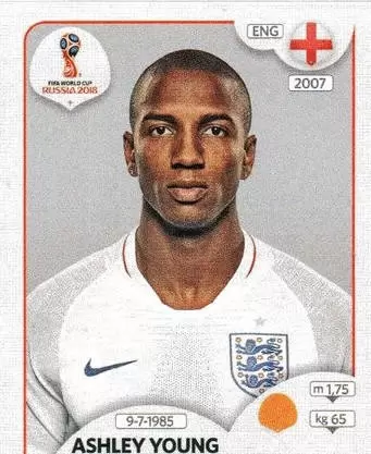 FIFA World Cup Russia 2018 - Ashley Young - England