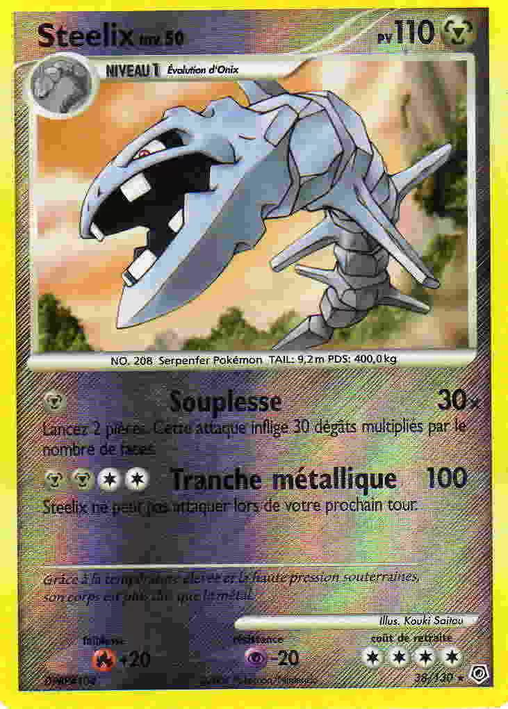 Pokémon Série Diamant et Perle - Steelix Reverse