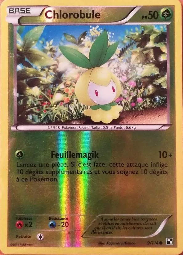 Pokémon Série Noir et Blanc - Chlorobule Reverse