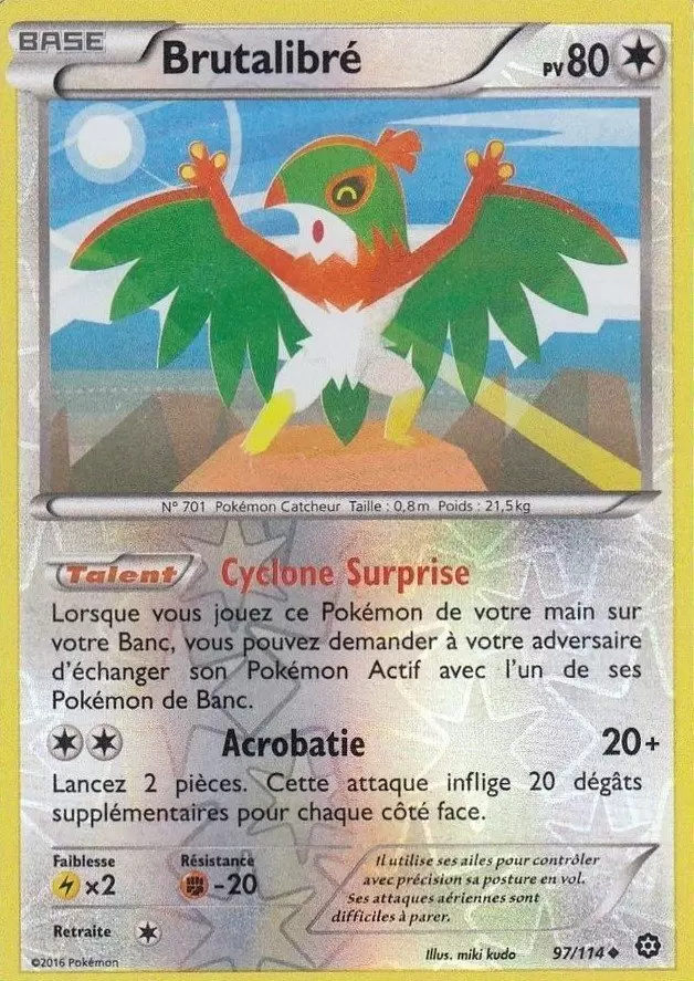 Pokémon XY Offensive Vapeur - Brutalibré Reverse