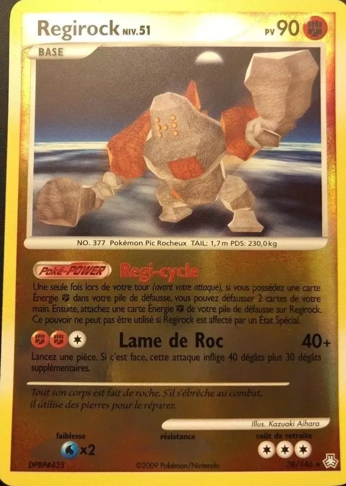 Eveil des Légendes - Regirock Reverse
