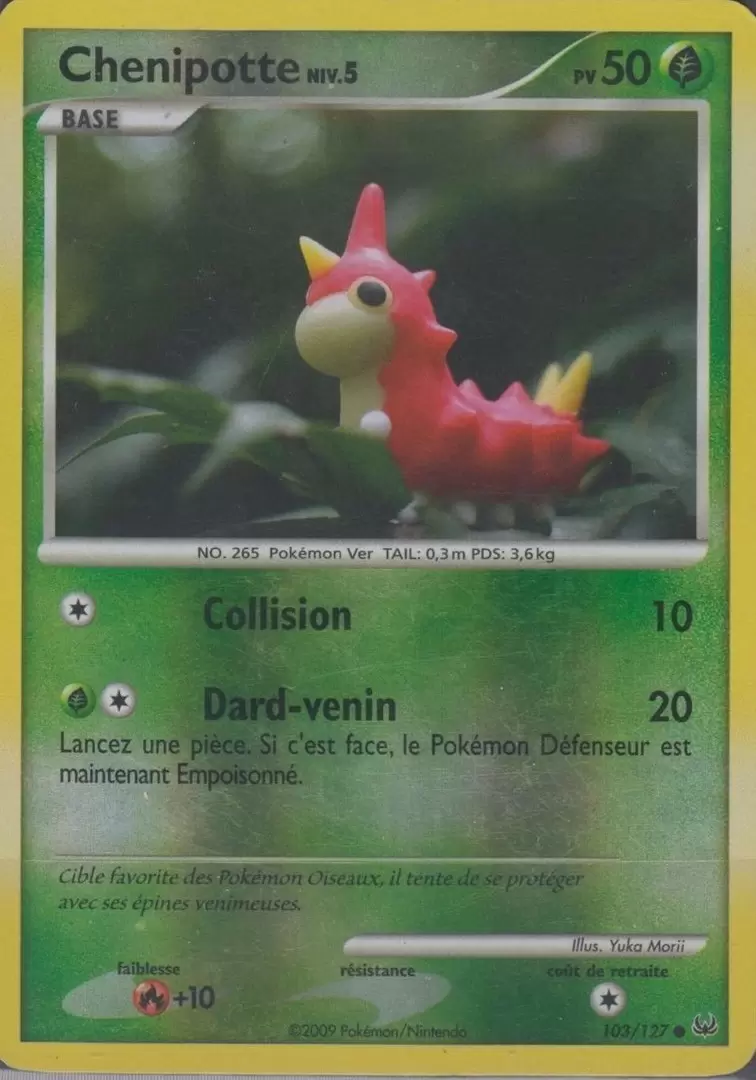 Pokémon Série Platine - Chenipotte Reverse