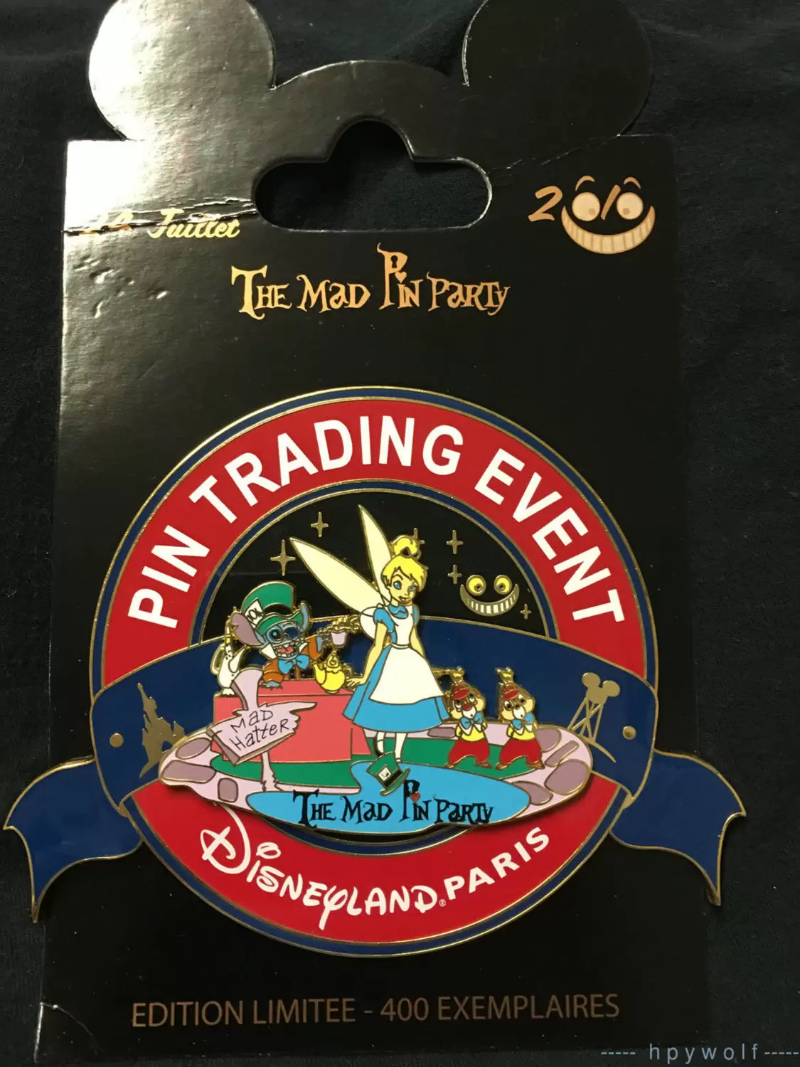 Disney - Pin Trading Event - Jumbo Tiker Bell as Alice