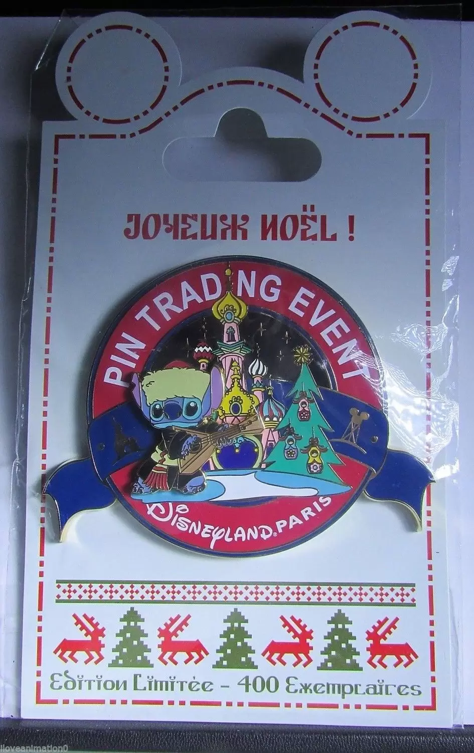 Disney - Pin Trading Event - Jumbo Stitch Christmas