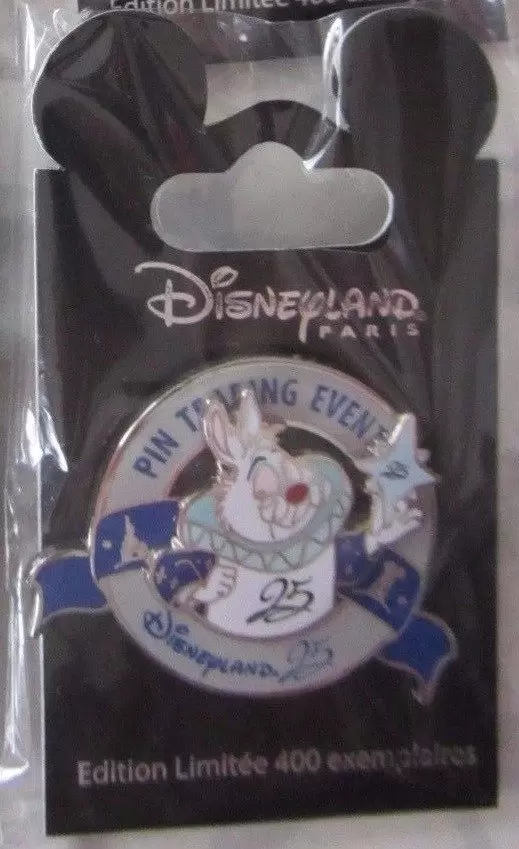 Disney - Pin Trading Event - White Rabbit 25th Anniversary