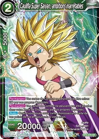 Cross Worlds [BT3] - Caulifla Super Saiyan, ambitions inarrêtables