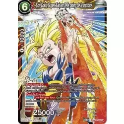 Son Goku Super Saiyan 3, le poing de la victoire