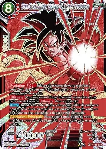 Cross Worlds [BT3] - Son Goku Super Saiyan 4, hyper évolution