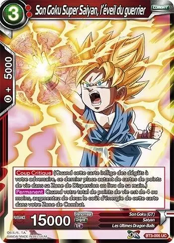 Cross Worlds [BT3] - Son Goku Super Saiyan, l\'éveil du guerrier