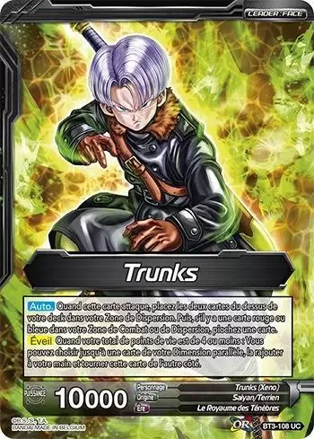 Cross Worlds [BT3] - Trunks // Trunks Super Saiyan, Protecteur du Temps