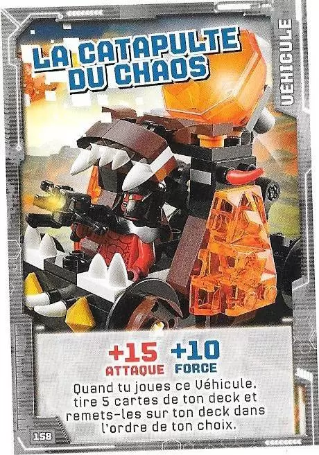 Cartes LEGO Nexo Knights - La catapulte du chaos  (Véhicule)