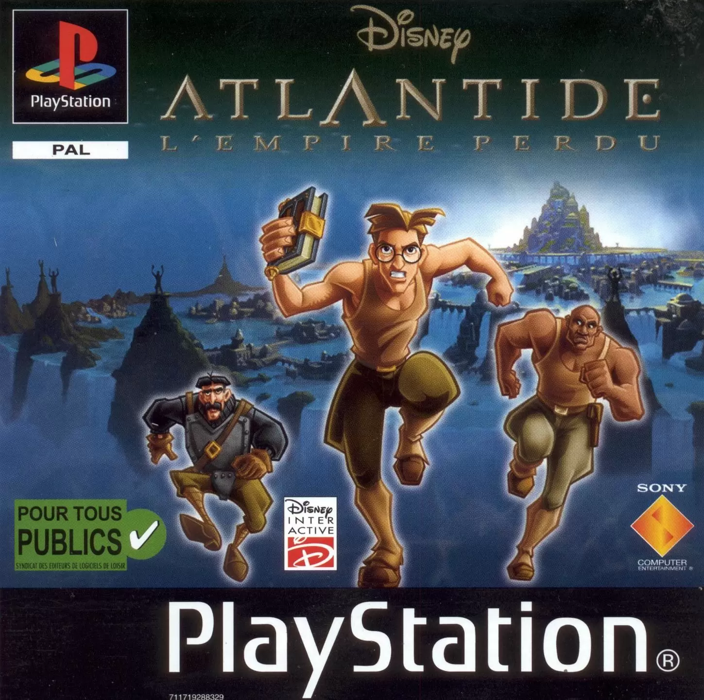 Jeux Playstation PS1 - Atlantide : L\'empire perdu