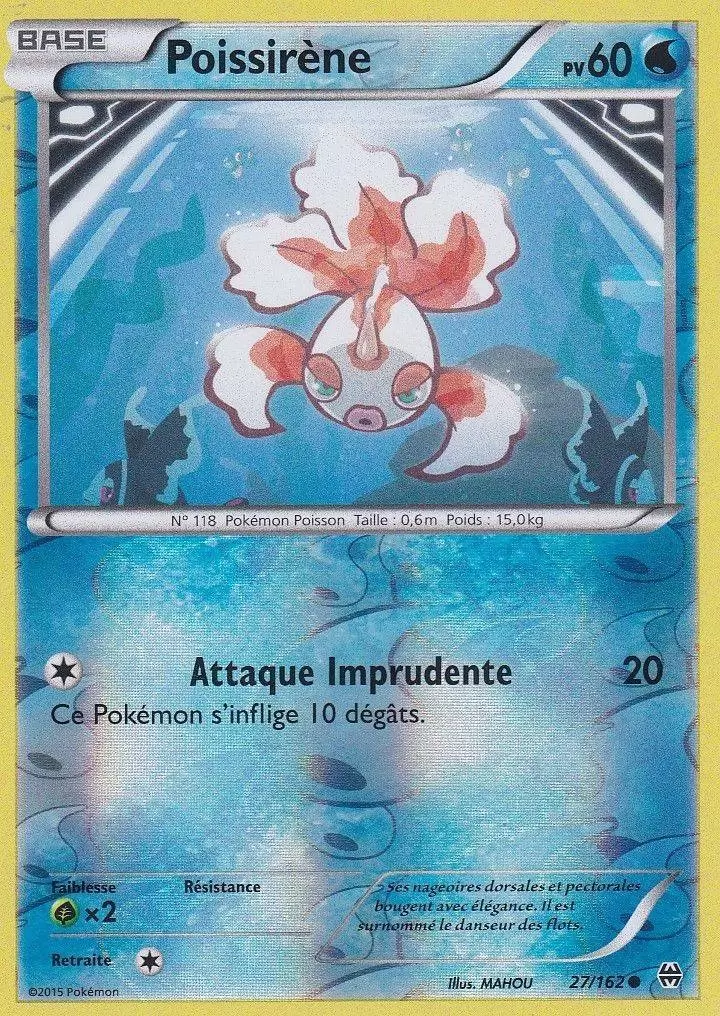 Pokémon XY Impulsion Turbo - Poissirène Reverse