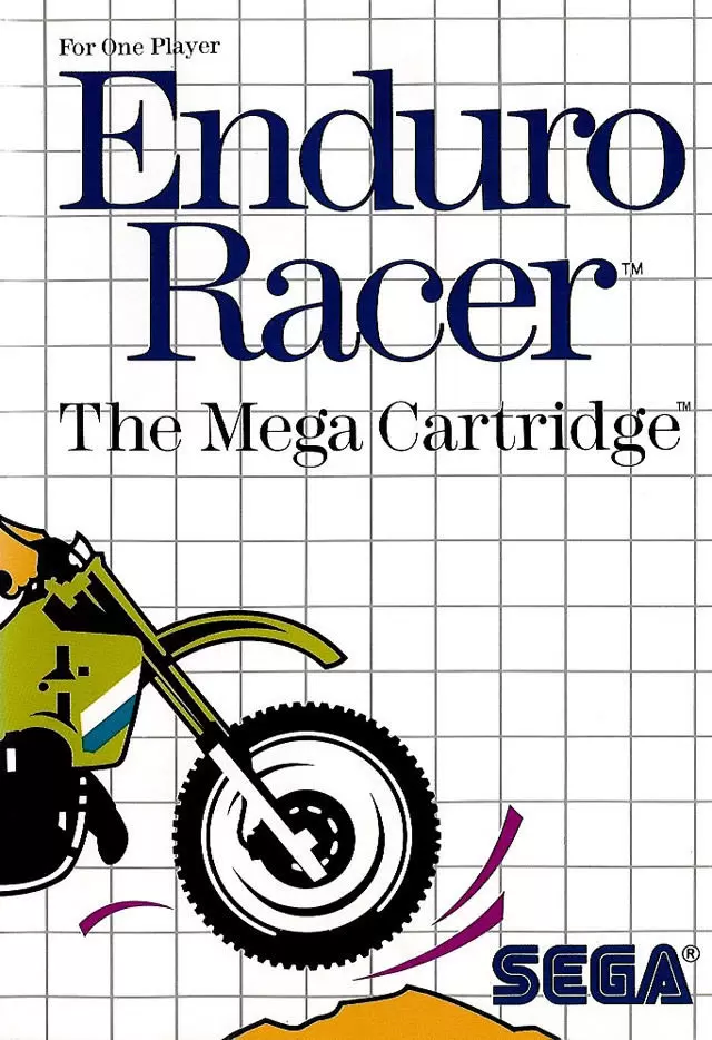 SEGA Master System Games - Enduro Racer : the mega cartridge