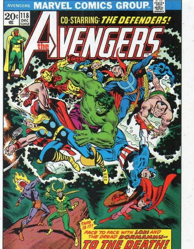 Marvel Legacy Sticker collection - Avengers contre Défenseurs (1973)