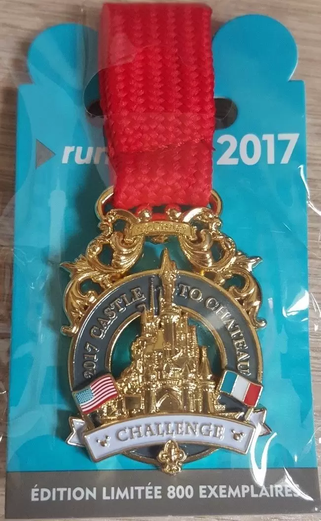 Run Disney - Run Disney 2017 Medal Castle to Chateau