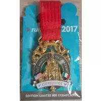 Run Disney 2017 Medal Castle to Chateau