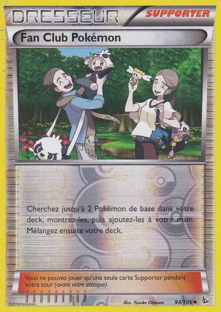 Pokémon XY Etincelles - Fan Club Pokémon Reverse