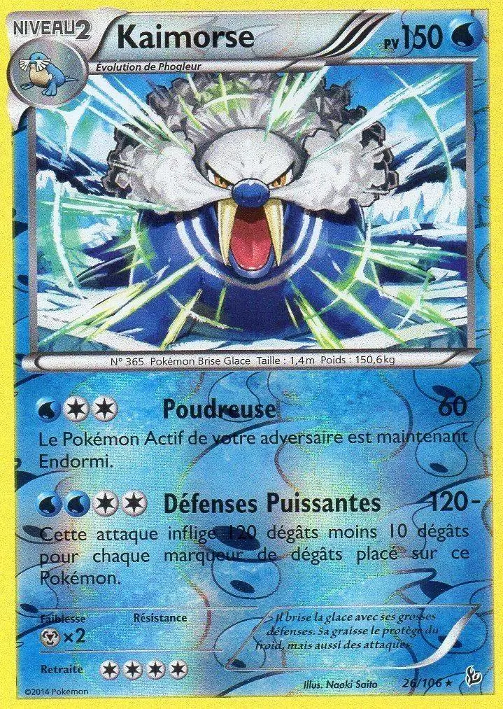 Pokémon XY Etincelles - Kaimorse Reverse