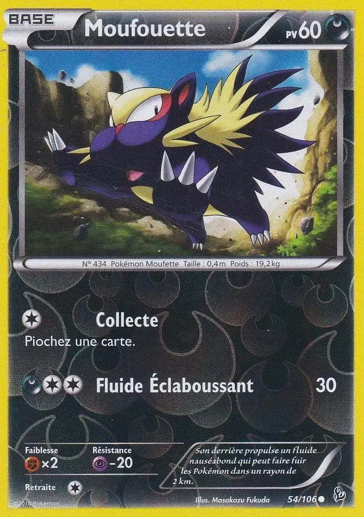 Pokémon XY Etincelles - Moufouette Reverse