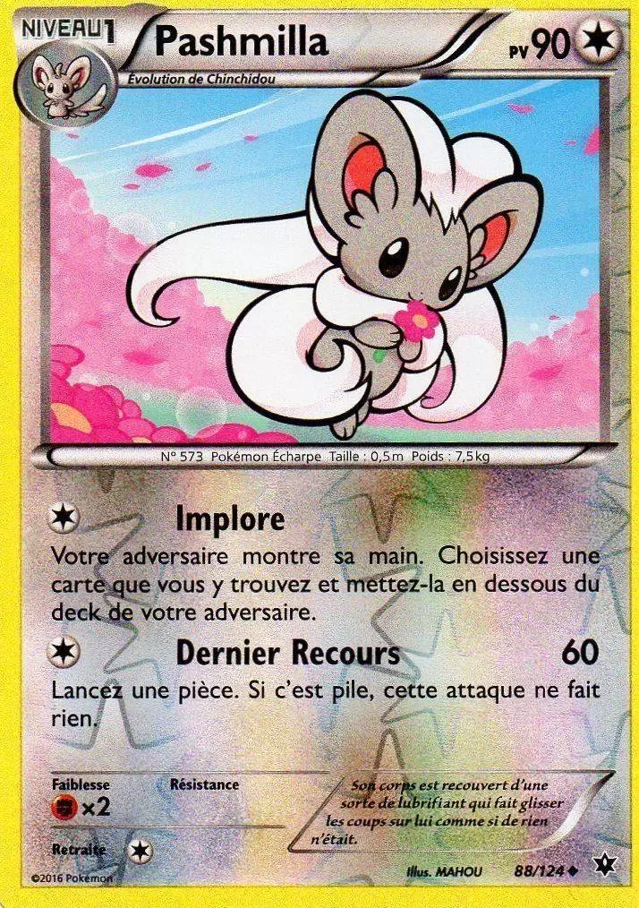 Pokémon XY Impact des destins - Pashmilla Reverse