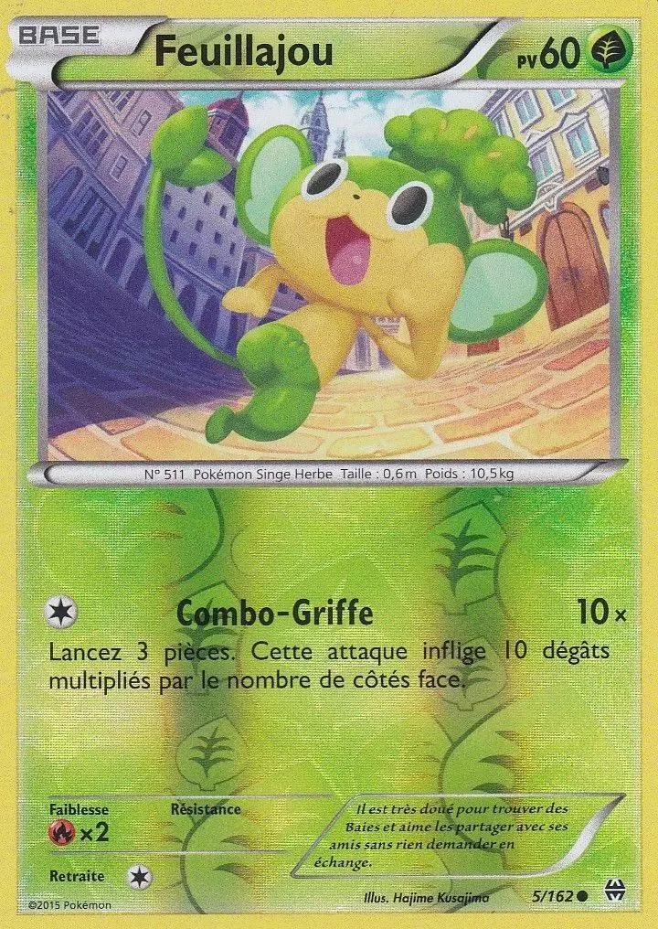 Pokémon XY Impulsion Turbo - Feuillajou Reverse