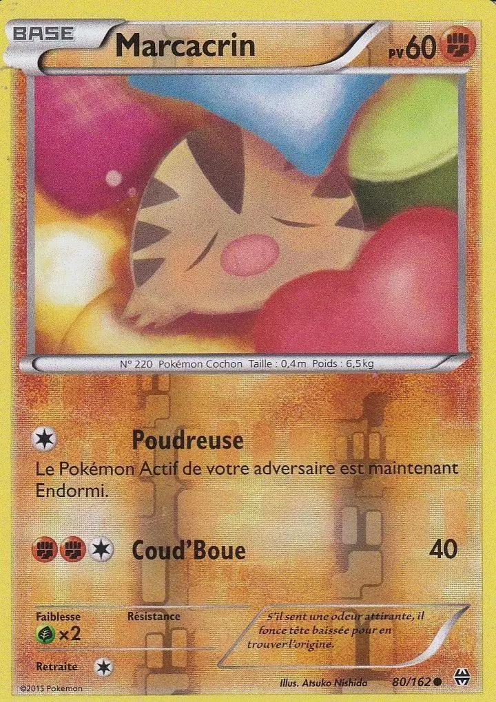 Pokémon XY Impulsion Turbo - Marcacrin Reverse
