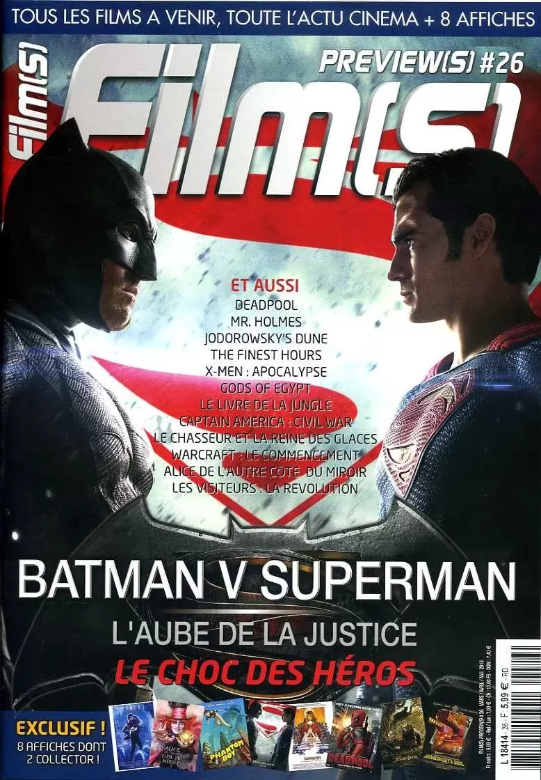 Film(s) - Batman v Superman l\' Aube de la Justice : Le choc des héros