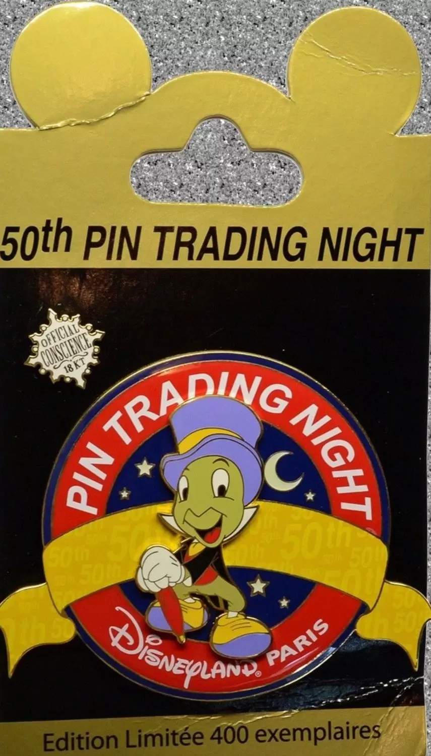 Disney - Pin Trading Night - Jumbo Jiminy Cricket