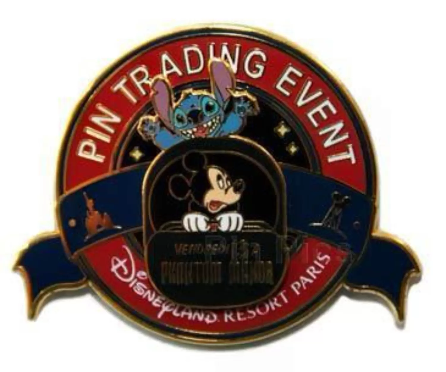Disney - Pin Trading Event - Phantom Manor Mickey & Stitch