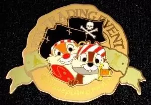 Disney - Pin Trading Event - Tic & Tac en pirate