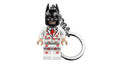 LEGO 5004928 Kiss Kiss Tuxedo Batman Key Ring Poly Bag 