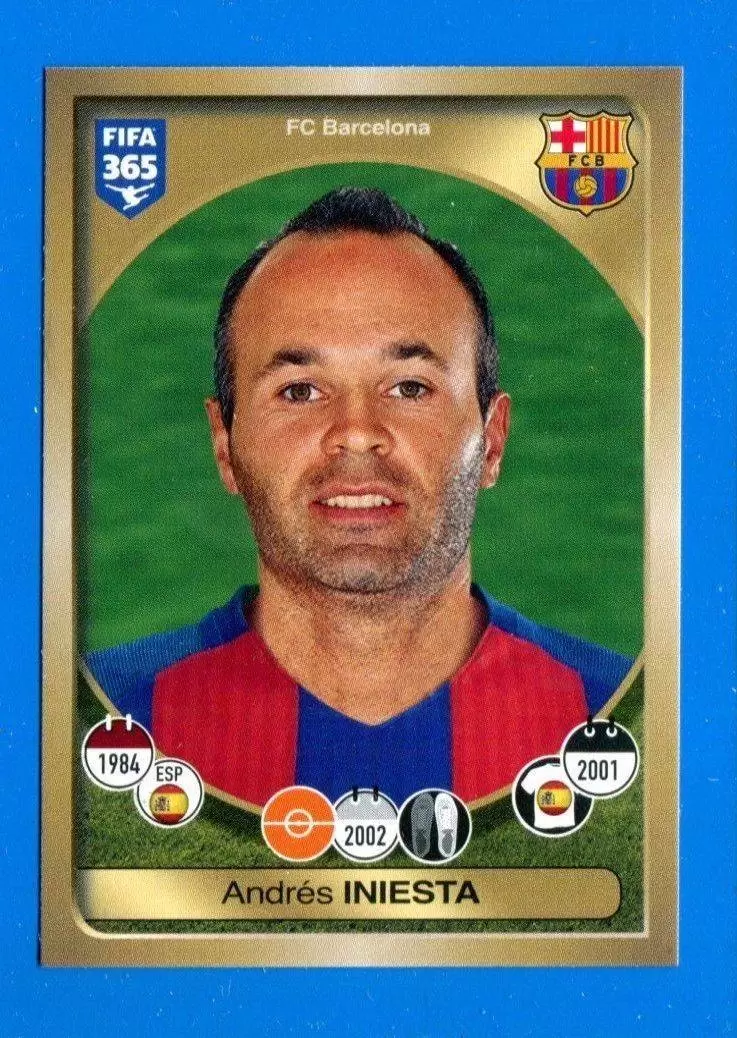 FIFA 365 - 2017 - ANDRES   INIESTA