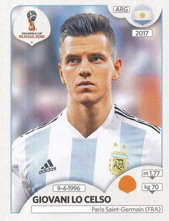 FIFA World Cup Russia 2018 - Giovani Lo Celso - Argentina