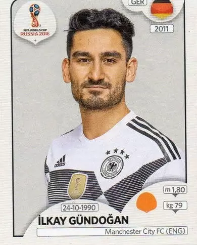 FIFA World Cup Russia 2018 - Ilkay Gundogan - Germany