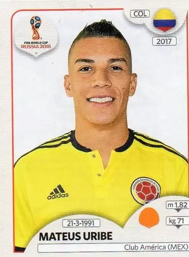 FIFA World Cup Russia 2018 - Mateus Uribe - Colombia