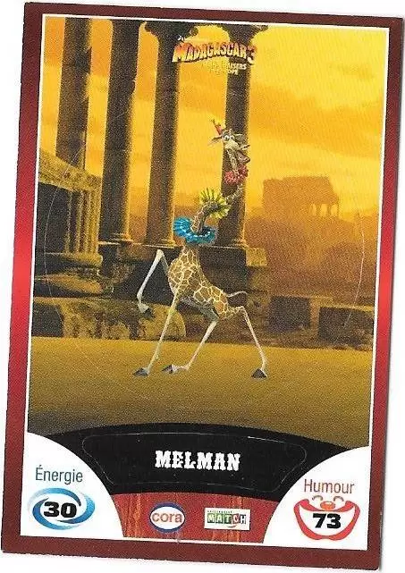 Le Collector Madagascar 3 (CORA / Match) - MELMAN - Code