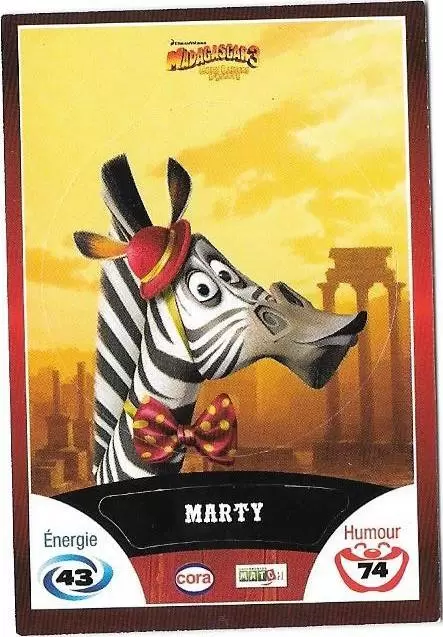 Le Collector Madagascar 3 (CORA / Match) - MARTY - Code